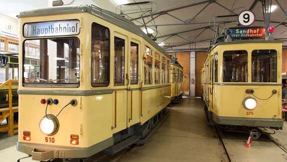Andreas Behrndt Historische Straßenbahnen im Verkehrsmuseum Frankfurt